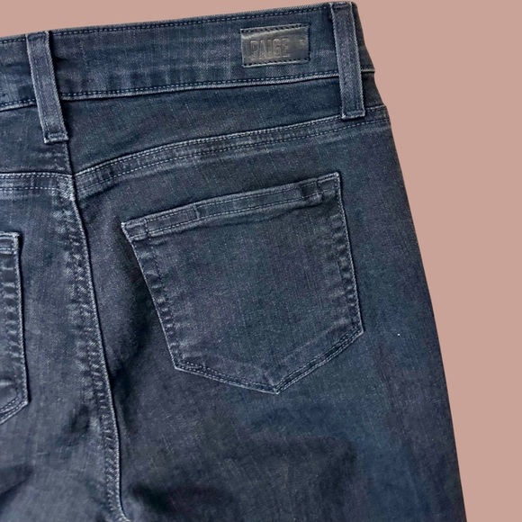 NWOT PAIGE Denim ‘Verdugo Ankle Length Jeans’ in “Black Crow” Size 25 - Picture 12 of 14